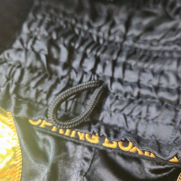 NWT Topking Muay Thai Boxing Shorts Black Gold Size Medium - Picture 5 of 8
